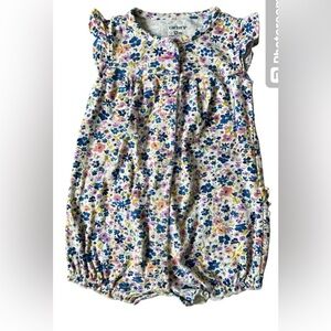 Carter’s Baby Girl Snap up Floral Romper | 12M